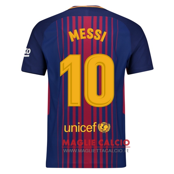 nuova maglietta barcellona 2017-2018 messi 10 prima